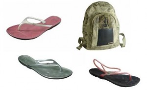 Produtos feitos de pneus